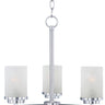 Maxim Lighting Corona 3-Light Chandelier Satin Nickel
