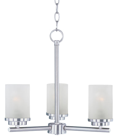 Maxim Lighting Corona 3-Light Chandelier Satin Nickel
