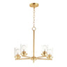 Maxim Lighting Corona 5-Light Chandelier Satin Brass