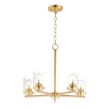 Maxim Lighting Corona 5-Light Chandelier Satin Brass