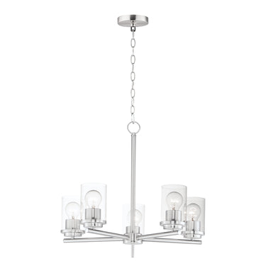 Maxim Lighting Corona 5-Light Chandelier Satin Nickel