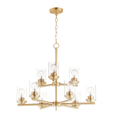 Maxim Lighting Corona 9-Light Chandelier Satin Brass