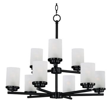 Maxim Lighting Corona 9-Light Chandelier Black