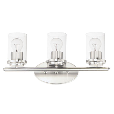 Maxim Lighting Corona 3-Light Bath Vanity Satin Nickel
