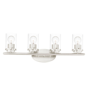 Maxim Lighting Corona 4-Light Bath Vanity Satin Nickel