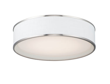 Maxim Lighting Prime 20" LED Flush Mount Satin Nickel