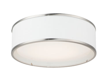 Maxim Lighting Prime 16" LED Flush Mount 120-277V Satin Nickel