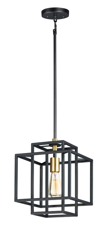 Maxim Lighting Liner Pendant Black/Satin Brass