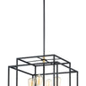 Maxim Lighting Liner 4-Light Pendant Black/Satin Brass
