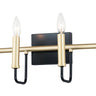 Maxim Lighting Sullivan 4-Light Bath Vanity Black/Gold