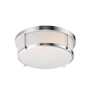 Maxim Lighting Rogue 13" LED Flush Mount Satin Nickel