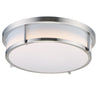 Maxim Lighting Rogue 17" LED Flush Mount Satin Nickel