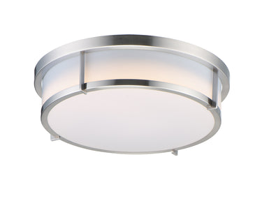 Maxim Lighting Rogue 17" LED Flush Mount Satin Nickel