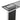 Finesse Decor Monolith Chic Marble Console Table - Black