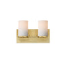 Maxim Lighting Lateral 2-Light Bath Vanity Satin Brass