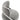 Finesse Decor Aura Modern Accent Chair - Gray and Chrome