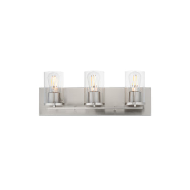 Maxim Lighting Lateral 3-Light Bath Vanity Satin Nickel