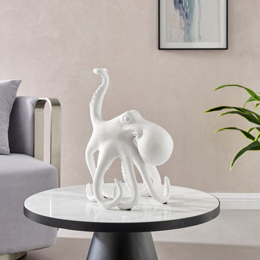 Finesse Decor Sugvar the Octopus Frosted White