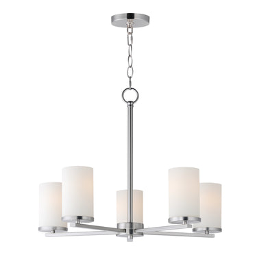 Maxim Lighting Lateral 5-Light Chandelier Satin Nickel
