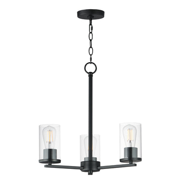 Maxim Lighting Lateral 3-Light Chandelier Black