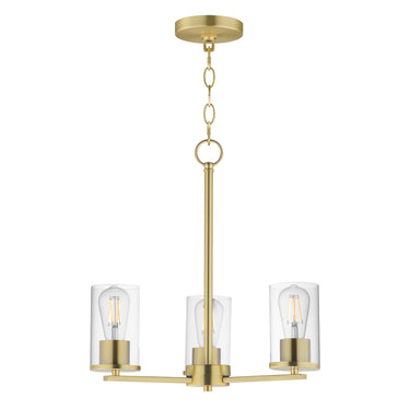 Maxim Lighting Lateral 3-Light Chandelier Satin Brass
