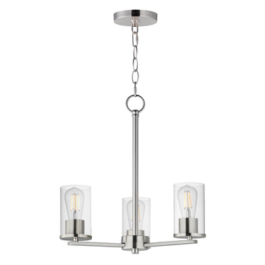 Maxim Lighting Lateral 3-Light Chandelier Satin Nickel