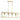 Maxim Lighting Lateral 4-Light Linear Pendant Satin Brass