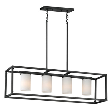 Maxim Lighting Lateral 4-Light Linear Pendant Black