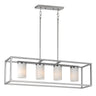 Maxim Lighting Lateral 4-Light Linear Pendant Satin Nickel