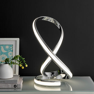 Finesse Decor Ellis Table Lamp Chrome