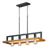 Maxim Lighting Black Forest 4-Light Chandelier Black/Ashbury