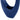 Finesse Decor Mandolin Small Floor Vase Sculpture Glossy Blue