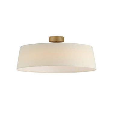 Maxim Lighting Paramount 21" LED Flush Mount Natural Aged Brass