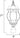 Maxim Lighting Crown Hill 3-Light Outdoor Pole/Post Lantern Black