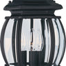 Maxim Lighting Crown Hill 3-Light Outdoor Hanging Lantern Black