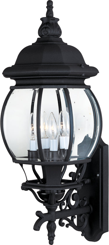 Maxim Lighting Crown Hill 4-Light Outdoor Wall Lantern Black