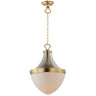Maxim Lighting Conrad 15" Pendant Satin Nickel/Satin Brass