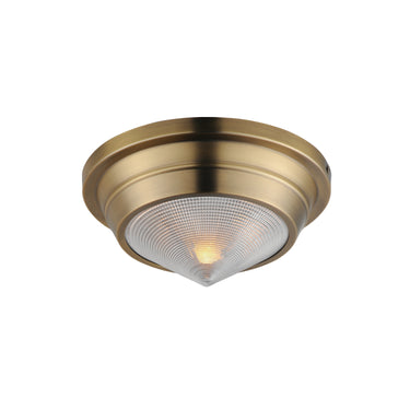 Maxim Lighting Hargreaves Flush Mount Natural Aged Brass