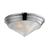 Maxim Lighting Hargreaves 3-Light Flush Mount Polished Nickel