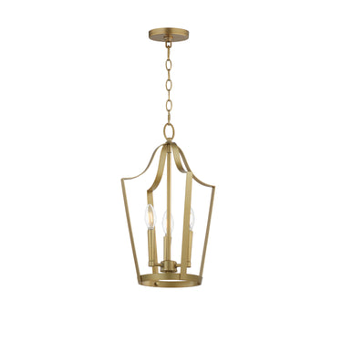 Maxim Lighting Arden 3-Light Pendant Natural Aged Brass