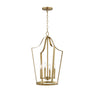 Maxim Lighting Arden 4-Light Pendant Natural Aged Brass
