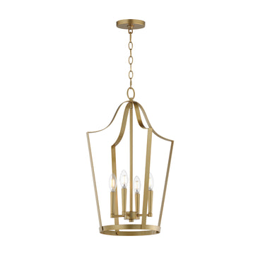 Maxim Lighting Arden 4-Light Pendant Natural Aged Brass