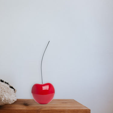 Finesse Decor Large Bright Red Cherry Sculpture 25" Tall