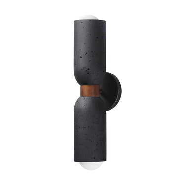Maxim Lighting Pompeii 2-Light Wall Sconce Lava/Black