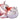 Finesse Decor Red and Blue Chrome Rhino