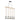 Finesse Decor Wood and Ropes 5 Light Chandelier - Black