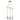 Finesse Decor Wood and Ropes 3 Light Chandelier Black