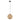 Finesse Decor Iron and Ropes 1 Light 11" Diam Pendant Black and Beige