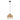 Finesse Decor Iron and Ropes 1 Light 13" Diam Pendant Black and Beige