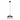 Finesse Decor Iron and Ropes 1 Light 14" Diam Pendant Black and Cream
